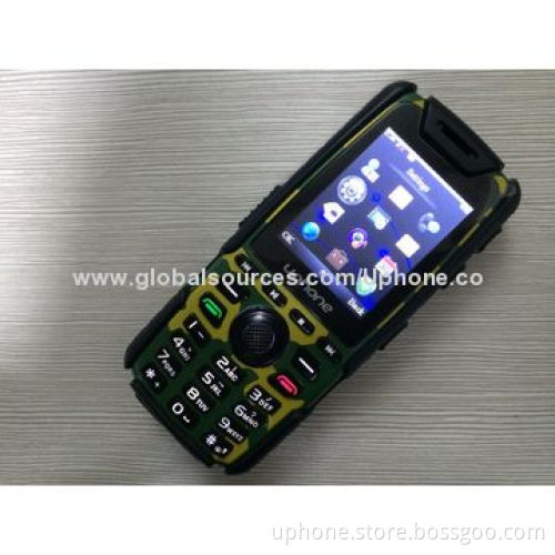 Military phone with2.0", 64MB+64MB, 0.3MP, big battery, waterproof